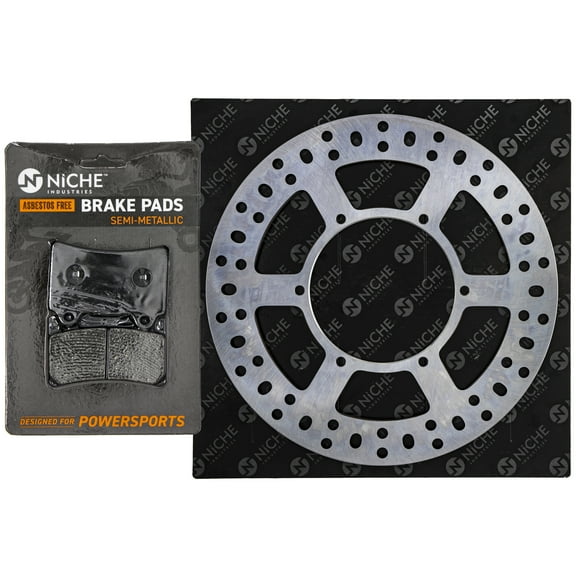 Niche Rear Left Brake Rotor Pad Kit for Yamaha 4KG-25805-00-00 Motorcycle MK1007161