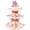 Butterfly A, variant on WERNNSAI Unicorn Cupcake Stand - Unicorn Birthday Decorations for Girls Kids Rainbow Unicorn Party Supplies 3-Tier Cupcake Holder Dessert Tower Round Serving Tray Stand for Baby Shower Wedding