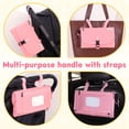 thumbnail image 3 of Cambiador de pañales portátil Kopi Baby, impermeable, rosa, 3 of 7