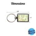 thumbnail image 3 of Wild Grasses Metal Rectangle Keychain, 3 of 7