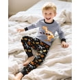 thumbnail image 2 of Boys Pajamas 2 Pieces Pajama Set for Boy Dinosuar Long Set Sleepwear Soft & Cute for Kids 3-8 Years, 2 of 6