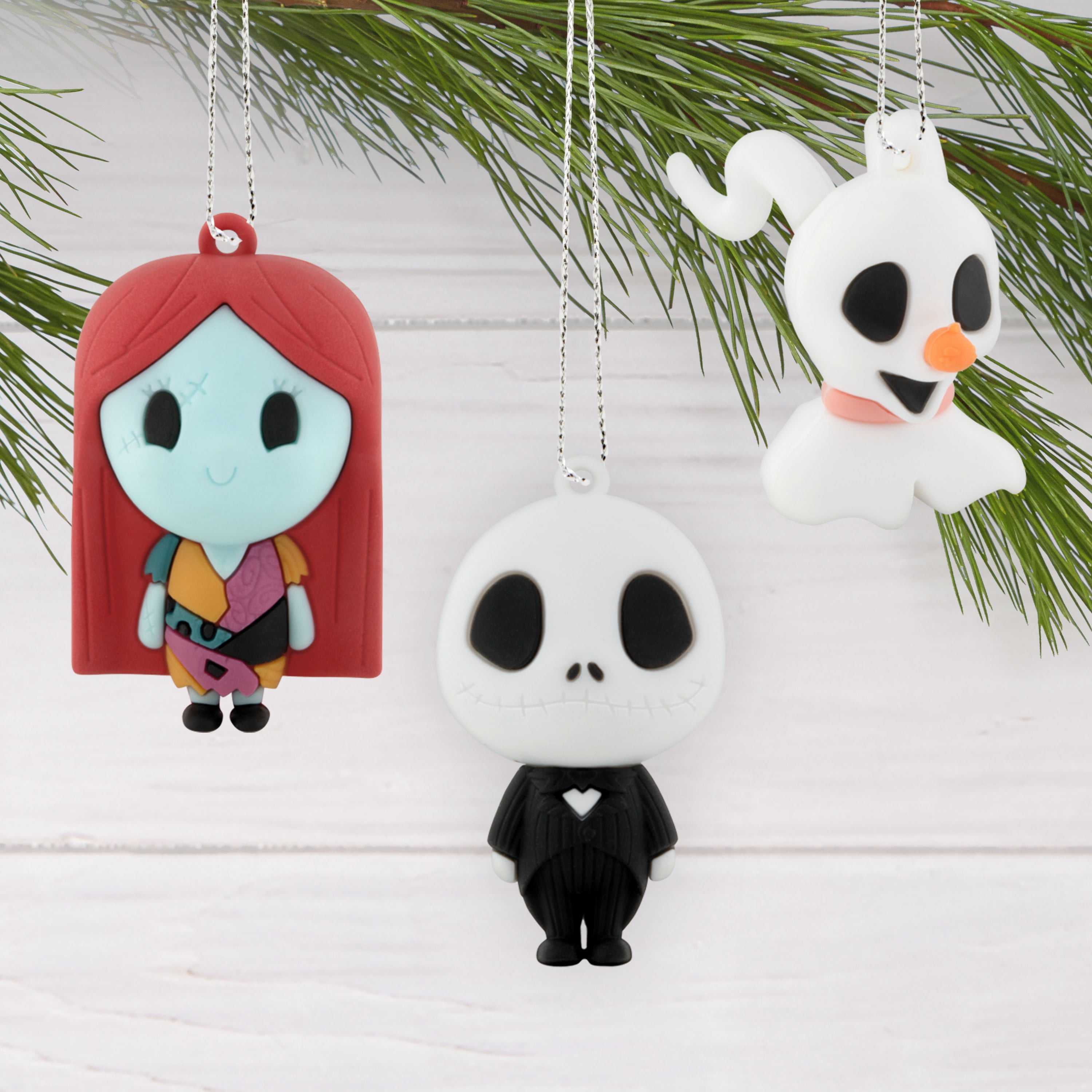 Hallmark Calendar 12 Mini Ornaments (Nightmare Before Christmas), 1 Count