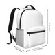 thumbnail image 2 of Fotbe White Mochila Casual con Estampado para Escuela, Viajes y Actividades al Aire Libre - Duradera, Ligera y Cómoda, 2 of 5