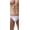 White, variant on Men's Brief Cut Low Rise Bikini Brief Swimming Trunks Swim Brief Beach wear