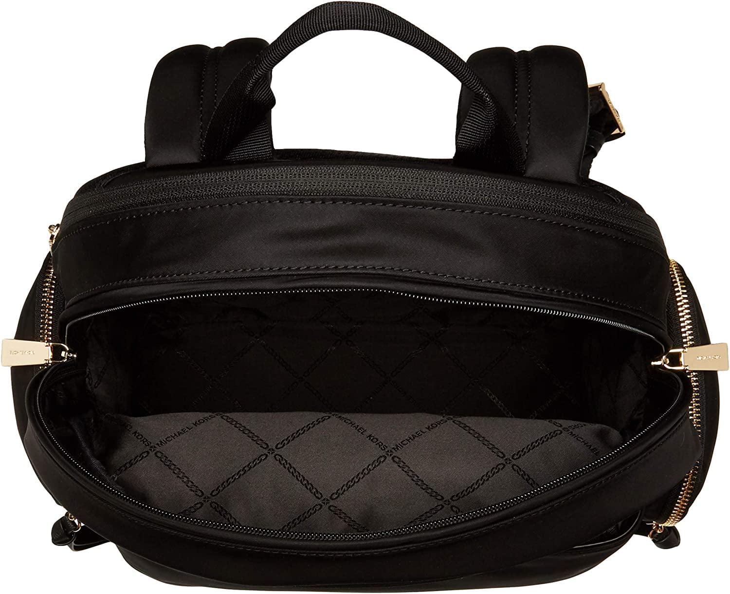 Michael Kors Prescott Medium Black Nylon Backpack School Bag Michael Kors Prescott Large Black Nylon Backpack, School Bag  main image 2