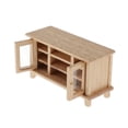 thumbnail image 3 of Mueble de Televisor Casa de de Muñeca / Modelo de pequeña sala de TV para Decoración 1:12 Casas de .5 x 4.5 x 7cm Madera natural Hugo Mueble de TV para casa de muñecas, 3 of 8