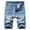 Light blue, variant on Pxkloy Mens Shorts Mens Denim Shorts 2024,Baggy Jean Shorts for Men Distressed Classic Straight Short Jeans Stretch Summer Fashion Ripped Denim Jean Shorts Blue
