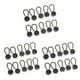 thumbnail image 3 of Bewildely 1 Bag Shirt Collar Extender Non-irritating Buckle Multifunctional Waist Replace Fabric Rope Expander Good-looking Seamless Negro 3Conjunto, 3 of 6