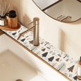 thumbnail image 2 of Yayeee Faucet Mat for Kitchen Sink 30" Diatomite Long Splash Guard Pad, Winter Forest, 2 of 7