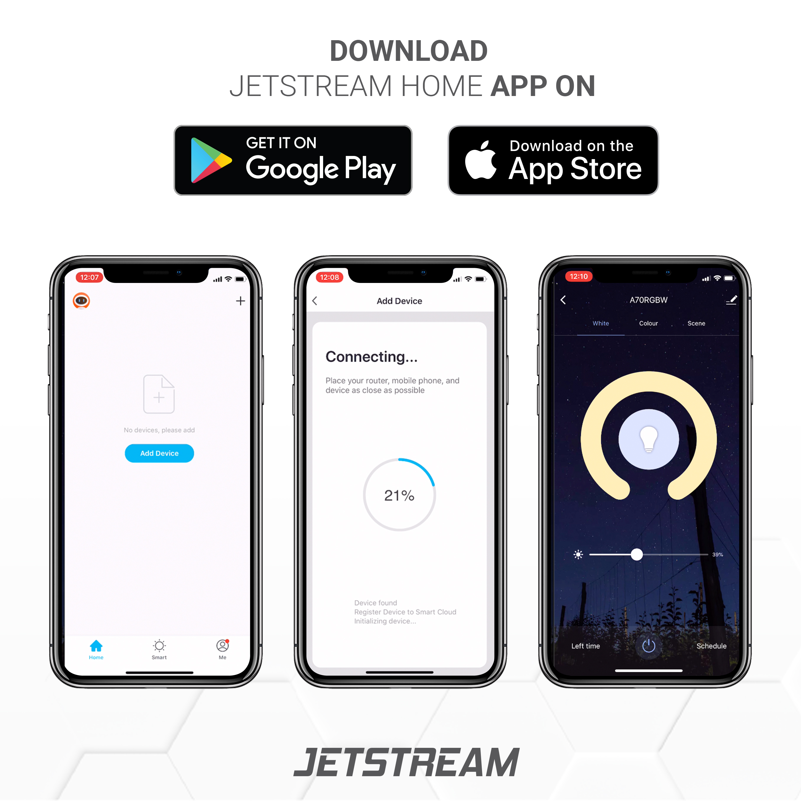 Jetstream 9W Smart LED A19 Bulb