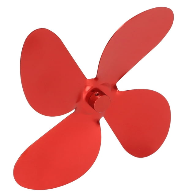 Lame de Ventilateur de Cheminée, Installation Facile Haute Vitesse Meilleure Circulation d'Air Lame de Ventilateur de Poêle pour Réparation Noir, Rouge, Or, Argent, Bronze