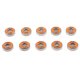 thumbnail image 2 of Paquete de 20 rodamientos de 608RS - Rodamientos de de ranura profunda en miniatura dobles para patinetas, patines en línea, scooters (8 m Sharpla  Rodamientos de ruedas para patines, 2 of 8