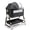 Black, variant on suihuooo 4 in 1 Baby Bassinet Bedside Sleeper, Height Adjustable, Easy Folding,Black