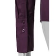 thumbnail image 5 of Doublju Women's Long Sleeve Slim Fit Button Down Dress Shirt (Plus Size Available), 5 of 5