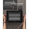 thumbnail image 2 of Caja de relojes SONGMICS de 20 ranuras con tapa de cristal con cierre, negra, 2 of 3