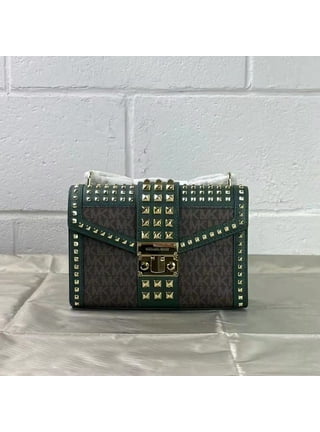 Whitney large studded saffiano leather convertible shoulder bag cheap