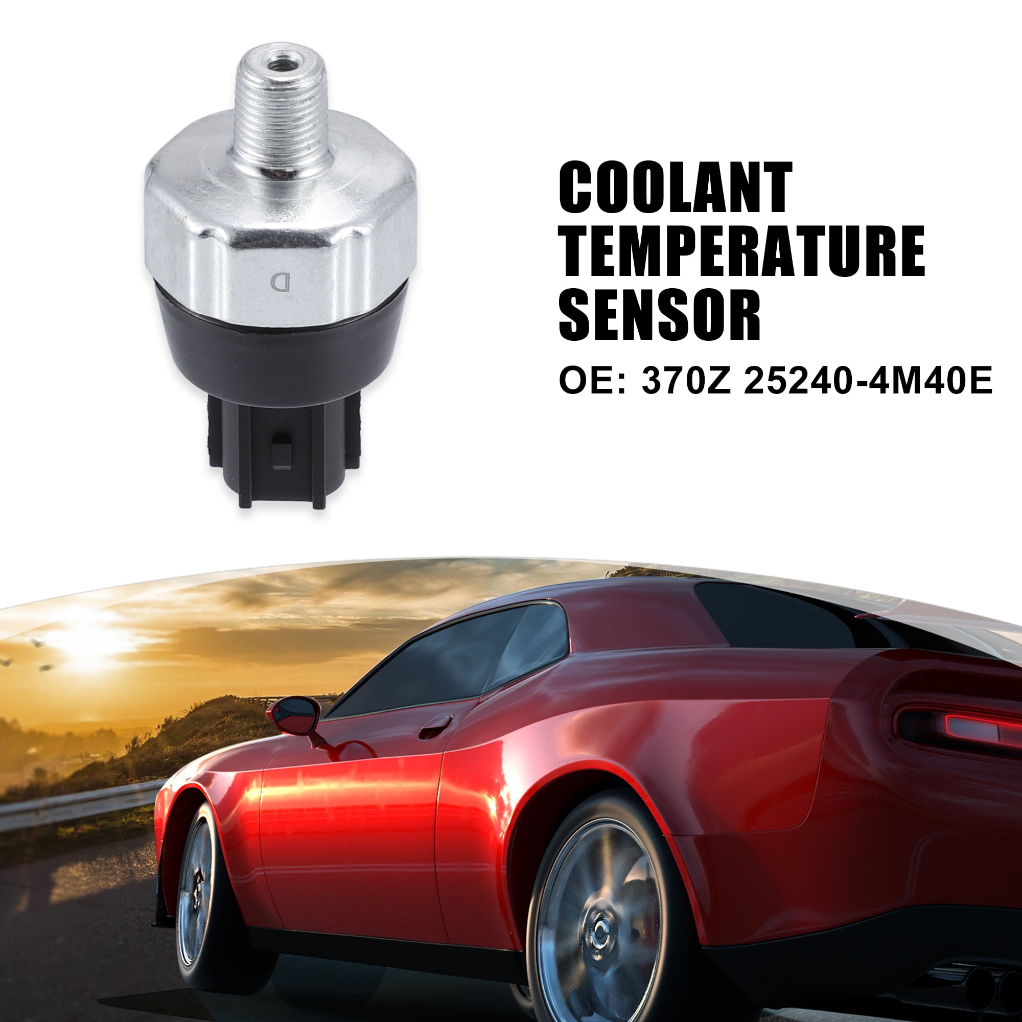 Unique Bargains Coolant Temperature Sensor Switch for Nissan 370Z 2009-2019 and Others