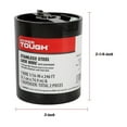 thumbnail image 4 of Hyper Tough 18 Gauge Stainless Steel Lock Wire, Includes Dispenser with Feed Hole, Resists Rust and Corrosion, 4 of 11