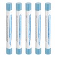 thumbnail image 1 of Uxcell 5 piezas de palos de relleno de madera, crayones de cera para retoque de muebles para reparar arañazos, grietas y agujeros en mesas y suelos de madera, azul, 1 of 7