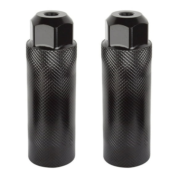 Black-OPS Old School BMX AXLE PEGS Steel Black 33x3/8-26