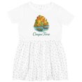 thumbnail image 3 of Inktastic Cinque Terre Coastal Illustration Girls Toddler Dress, 3 of 5