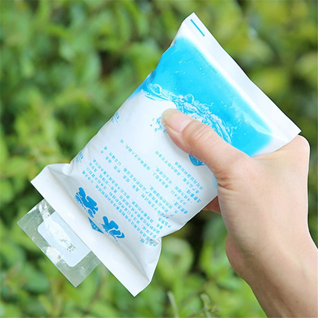 Tunhigl Savings 25PCS Ice Packs Reusable Gel Ice Cooler Pouchs for Food Storage Picnic Cooler Cold Pouchs