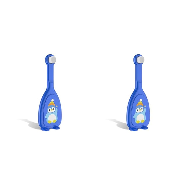 Billuyoard Cepillo de de silicona de mano en forma de U, boquilla para niños enteros, de doble cara, suministros de viaje Type1 NO1