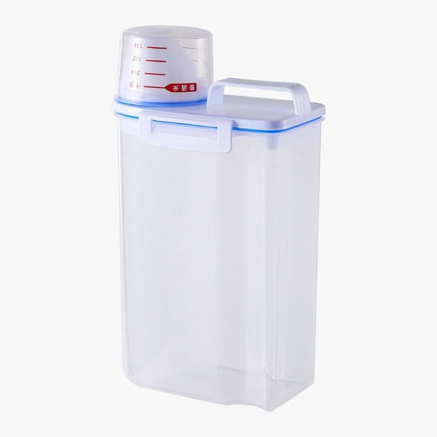 Transparent Rice Bucket pitrice Transparent Japanese rice bucket, insect proof and moisture ...