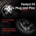 thumbnail image 6 of Lasfit H7 LED Headlight Bulbs, Custom Fit Volkswagen Mercedes Benz BMW with Retainer Adapter 6000K White, Plug and Play (2Pcs), 6 of 10