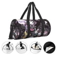 thumbnail image 3 of Lsque Sanrio Pattern Foldable Sports Gym Bag with Wet Dry Pocket, Ultralight Travel Bag, Large Capacity Duffel Bag, Splash Proof Carry on Bag, Overnight Bag, Weekender Bag for Travel, 3 of 6