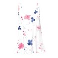 thumbnail image 1 of UPPADA Camisoles d'Été pour Femmes à Col Rond Coupe Ample T-Shirts Décontractés Mode Sans Manches Vêtements de Plage Ourlet Fluide Chandails à Enfiler Hauts Plage Boho Vêtements ofertas Relampago Del Dia Para Mujer Rose,P, 1 of 5