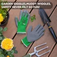 thumbnail image 5 of Vgo 1 Pair Age-3-X Kids Gloves, Bamboo Fibre Gardening Gloves,Children Yard Work Gloves,Soft Safety Rubber Gloves(RB6026-KID), 5 of 6