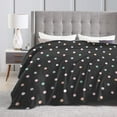 thumbnail image 4 of DouZhe Ultra-Soft Micro Fleece Lightweight Flannel Bed Blanket, Colorful Polka Dots Print Cozy Warm Throw Blankets, 40"x30", 4 of 7