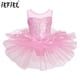 thumbnail image 2 of Vestido de baile tutú de Ballet con lentejuelas para niñas, vestido de leotardo de gimnasia, Ropa de baile de Ballet para niños, traje de baile tutú de bailarina, 2 of 5