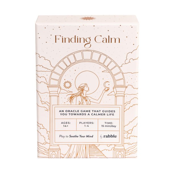 Juego de cartas Rabble Finding Calm para 1-4 jugadores con guía