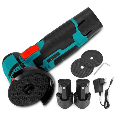 

12V 500W Mini Brushless Angle Grinder Cordless Polishing Machine Diamond Cutting Tool 2 Lithium Battery EU Plug