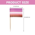 thumbnail image 2 of 100pcs Rainbow Flag Toothpick LGBT Flag Picks Country Flag Picks for Dessert Fruit, 2 of 9