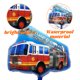 thumbnail image 3 of Globo de película de aluminio para transporte, camión de bomberos, camión de ingeniería, avión, decoración de fiesta de cumpleaños para niño, globo de coche, 3 of 5
