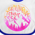 thumbnail image 4 of Inktastic Gatlinburg, Tennessee- Mountains in Sunrise Colors Boys or Girls Baby Bib, 4 of 4