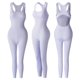 thumbnail image 4 of Body moldeador para mujer, color liso, moldeador de cintura, mono deportivo de fitness con cojín para el pecho., 4 of 5