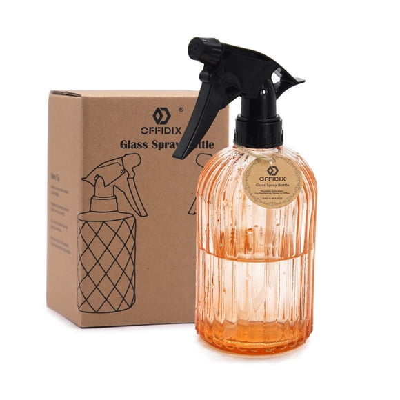 Botella rociadora de riego OFFIDIX Glass 400 ml/13.5 oz (naranja)