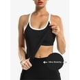 thumbnail image 5 of ANFERRY Women's Ribbed Workout Tank Tops with Built in Bra Racerback Athletic Top, 5 of 8