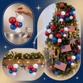 thumbnail image 6 of SHENGXINY Christmas Balls, 24 Pack Velvet Flocked Plastic Christmas Tree Ornaments for Tree Indoor Party Christmas Decorations, 6 of 7