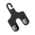 thumbnail image 3 of Ganchos para reposacabezas del asiento trasero del coche accesorios interiores para de bolso Negro, 3 of 8