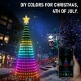 thumbnail image 4 of MIMIRGB 55ft Smart Fairy Lights with App & Remote, 150 LED Color Changing String Lights, Music Sync Mode, USB Powered for Christmas Tree, Halloween, Bedroom & Party Decor, 4 of 8