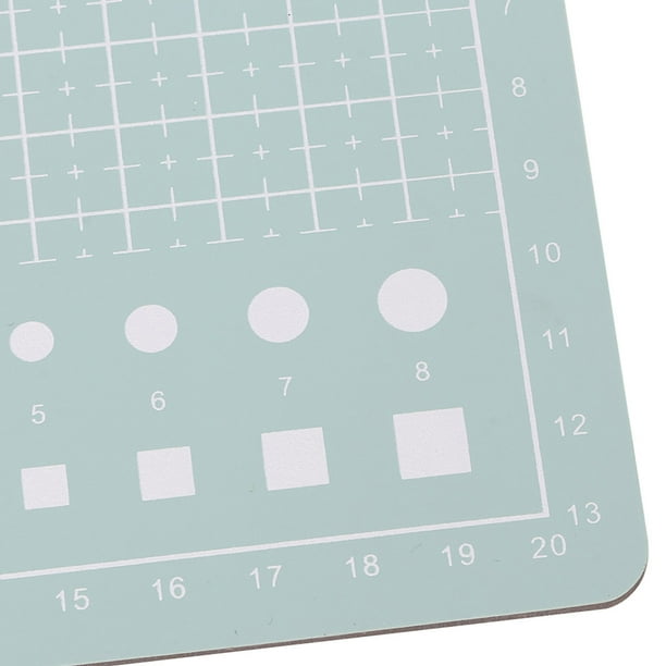 Tabla de cortar A5 líneas de cuadrícula A5 alfombrilla de corte de PVC papel autocurativo tabla de cortar de tela de cuero para punzonado tabla de cortar DIY ANGGREK Otros
