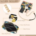 thumbnail image 3 of FORMRS Women Crossbody Purse with Chain Strap Vegan Leather Shoulder Handbag, Floral Patterns, 3 of 7
