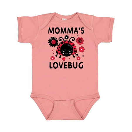 

Inktastic Valentine s Day Momma s Lovebug Gift Baby Boy or Baby Girl Bodysuit