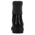 thumbnail image 3 of Journee Womens Isabeau Round Toe Block Heel Casual Comfort Chelsea Boots, Widths Available, 3 of 9