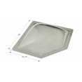 thumbnail image 1 of Icon Skylight 12144 Dôme à Bulles de 7 Pouces de Hauteur; Angle Néo; pour Ouverture de 24 Pouces de Longueur x 14-1/4 Pouces de Largeur; Bride de 28 Pouces de Longueur x 18-1/4 Pouces de Largeur; Fumée; Polycarbonate; Sans Store; Simple, 1 of 4
